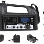 בידורית ניידת TRX Audio X-3000 כולל מדונה אלחוטית UHF או מיקרופון