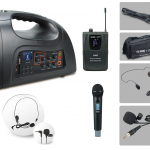 בידורית ניידת מקצועית כולל מיקרופון TRX AUDIO X2000