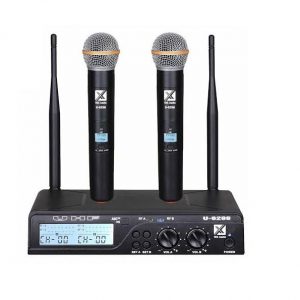 זוג מיקרופונים אלחוטיים מקצועיים TRX Audio U-6298