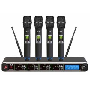 ערכת 4 מיקרופונים אלחוטיים איכותיים - ICM 2065-4013