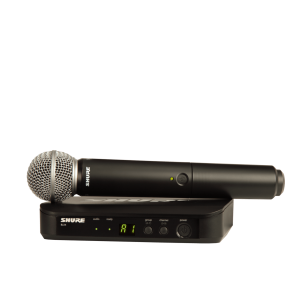 מיקרופון אלחוטי איכותי Shure BLX24 SM58