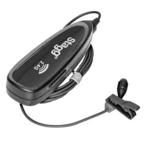 ערכת מיקרופון דש אלחוטי איכותי Stagg SUW 12L