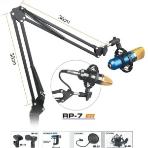 סטנד מיקרופון שולחני מקצועי RP7