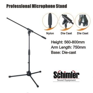 סטנד מיקרופון אלומיניום Schimler S-08