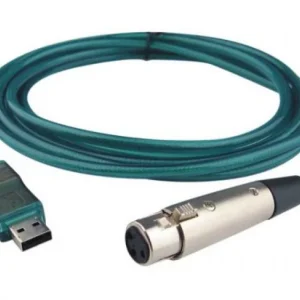 כבל מיקרופון למחשב XLR ל-USB Schimler