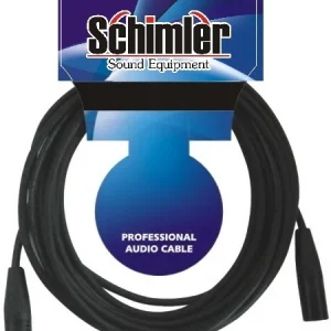 כבל מיקרופון XLR-XLR 1 מטר Schimler